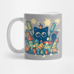 Explosive Kitty - Happy new year Mug